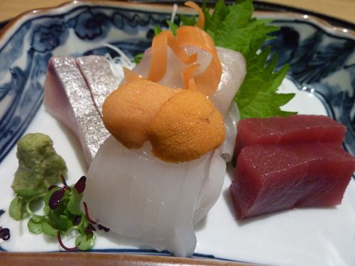 Hanazato sashimi